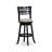 30" Bar Height Slat Back Swivel Stool-745174547-745174549