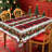 1pc Christmas Themed Print Tablecloth, Round/Rectangular Table Cloth, Mantel Para Mesa De Comedor, Xmas Decor, Holiday Party Indoor Dining Decor, Round Rectangle Christmas Table Cover, Festive Home Kitchen Accessory Gifts, Several Sizes Available-54323676