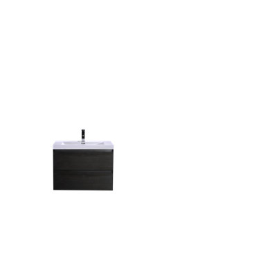 30'' Wall Mounted Single Bathroom Vanity Base Only