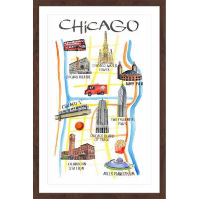Chicago Architecture - Single Picture Frame Painting