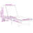  Sun Lounger Brown, Red-1902742097