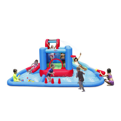 Glissade d'eau gonflable 13 'x 15,6' avec soufflerie