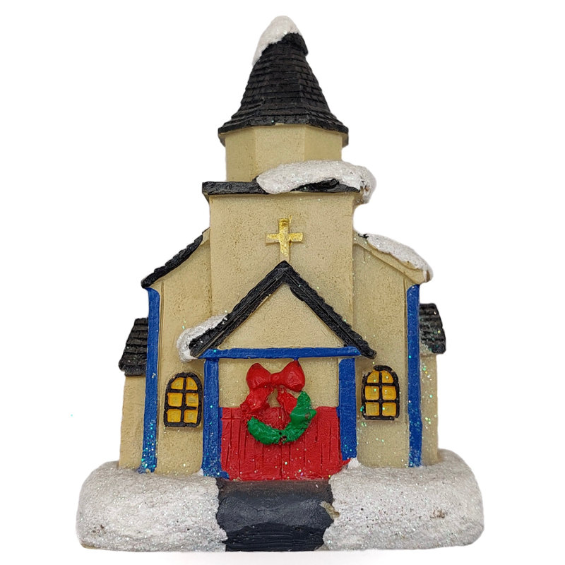 Église. Village de Noël par F07-M1-5-1174C