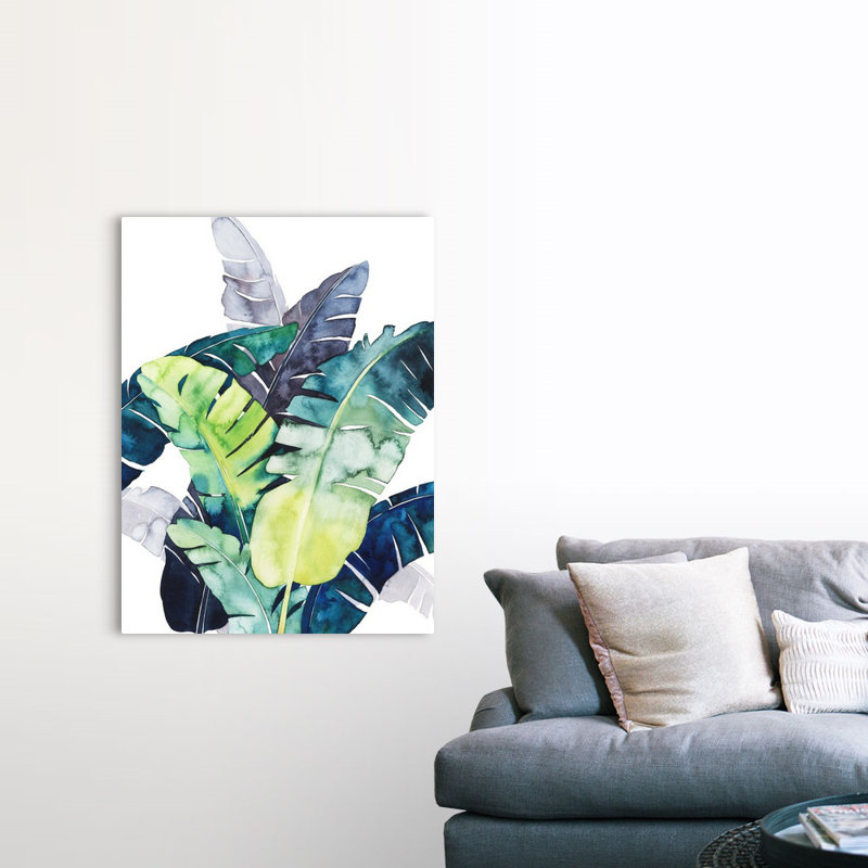 Art mural sur toile Twilight Palms II, Toile tendue, H 48 po x l 36 po