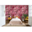 Papier peint amovible floral romantique sur fond rose romantique-109195383