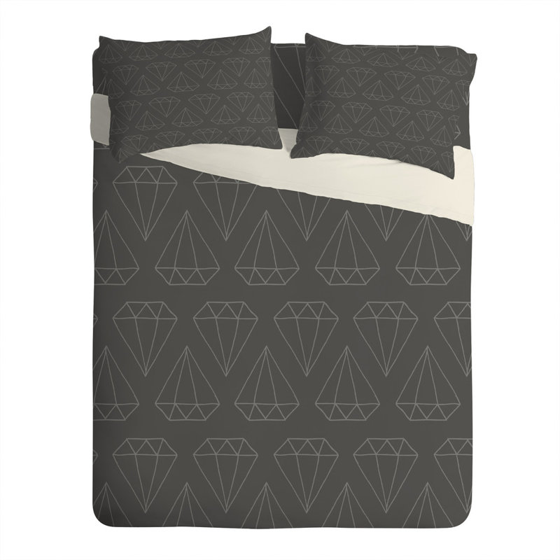 Wesley Bird Diamond Print 1 Pillowcase, King