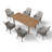 Brittenham 6-Person Extendable Patio Dining Set-111700638