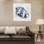 Nautilus coquille dans des teintes bleues II, art mural contemporain abstrait-623509696