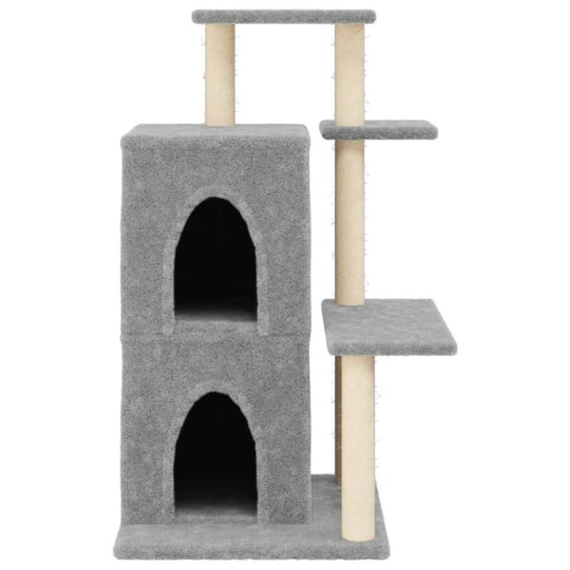 97cm H Cat Tree, Light Grey