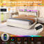 Upholstered Bed Frame With Hydraulic Storage-2017788455-2044331548