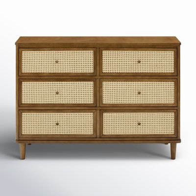 Marin 6 Drawer 19.49" W Dresser