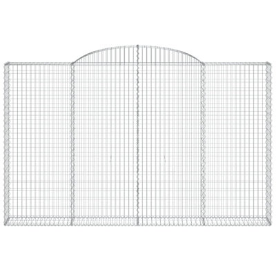 Arched Gabion Basket Galvanised Iron
