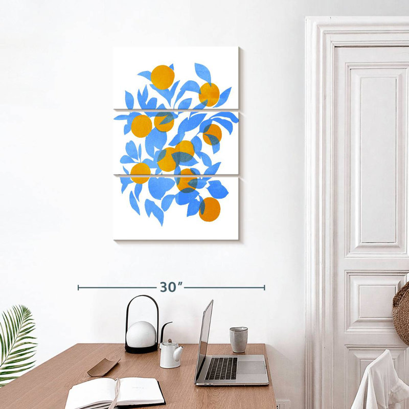 Yarlin Bright Tangerines I, 32" H x 20" W