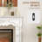Baroque Fireplace Mantel, Freestanding Fireplace Surround with Leg for Electric Fireplaces, 43.3" W x 39.8" H, White,wood