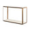 Allal 120cm Glass Top Console Table