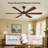 6 - Blade Solid Wood Ceiling Fan With Light, Wood Propeller Design Ceiling Fan With Remote,6 Speeds, Timer, Dimmable 3 Color Temps, Quiet Reversible Dc Motor, High Cfm-1443570900-1443570899-1443570901
