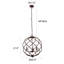 Lustre en forme de globe à 3 lumières Isidoro-135403769