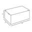 Berlin Gardens Lilly Hive 18X30x13 Rectangle Pouf