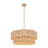 23.2" 6-Light Scalloped Rope Drum Chandelier-1664452976-1664452983