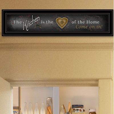 Chalkboard Kitchen Framed Wall Art for Living Room, Home Wall Décor