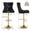 Tabouret de comptoir pivotant à hauteur réglable avec structure en métal-977339999-977339997