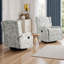 Fauteuil inclinable et oscillant rembourré classique-1559355148