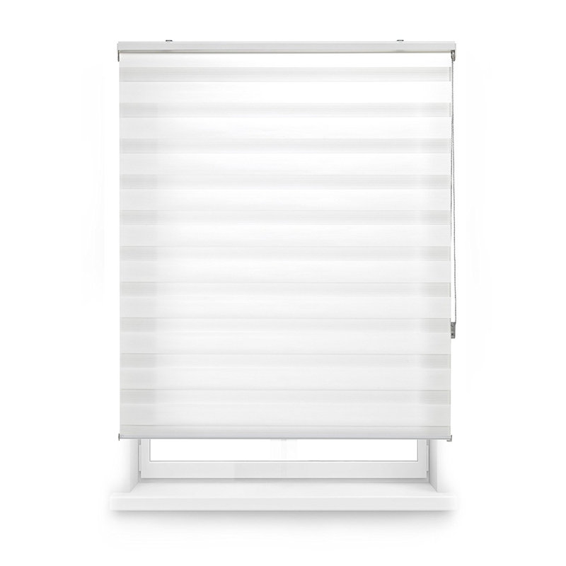 Semi Sheer Roller Blind, 175 cm L x 125 cm W, White