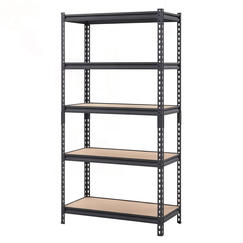 5-Tier Storage Shelves with Adjustable Height and 2000 lbs Capacity