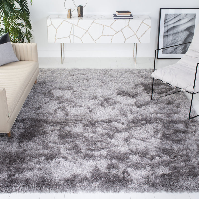 Bernelda Shag Performance Solid Color Rug, Rectangle 10'6" x 14'