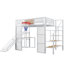 Lit mezzanine en métal avec bureau intégré-693569130