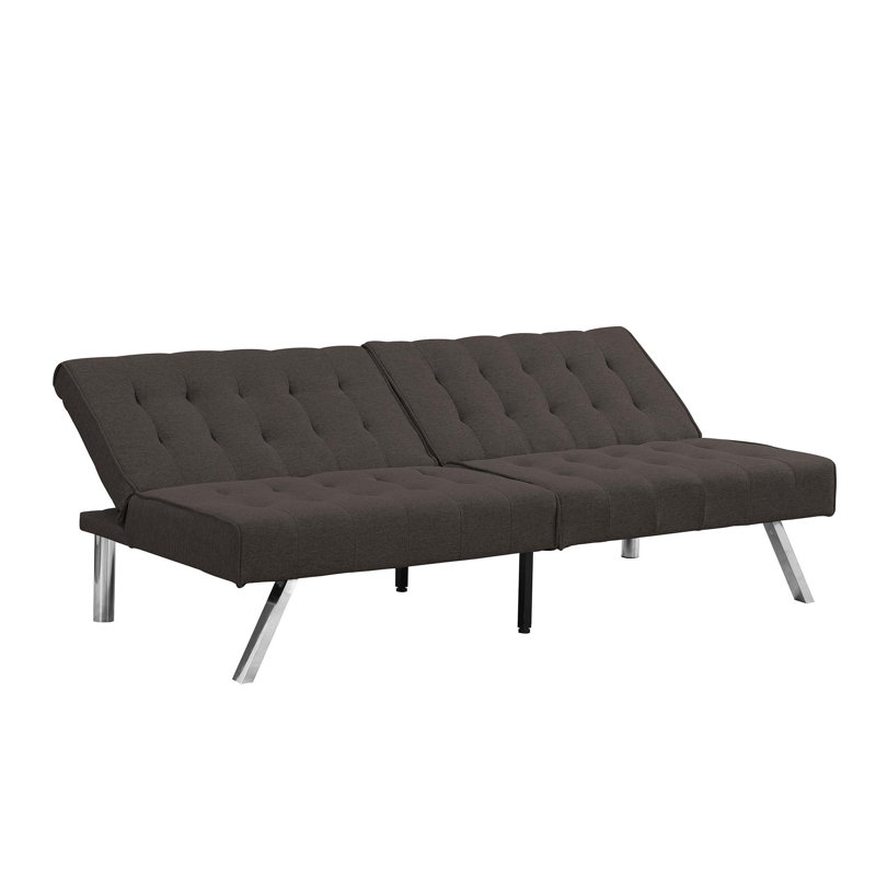 Versatile Futon Sofa Bed with Stainless Steel Legs for All Occasions