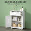 Armoire de plancher surélevée, armoire de rangement moderne