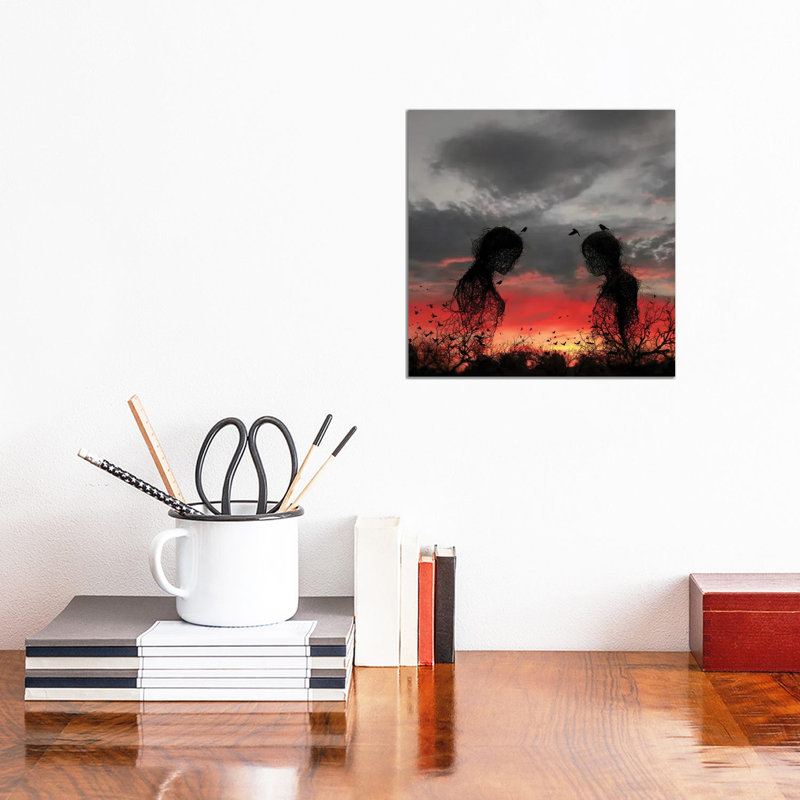 Sunset - Wrapped Canvas Print, 30.48 cm H x 30.48 cm W