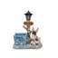 Statue d'extérieur d'extérieur famille de bouledogue français