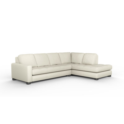 Brooklyn 100% Full Top Grain Leather Sectional