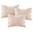 6 Piece Daybed Cover In Blush - Scalloped Edge Quilt, Twin Size,  6 Piece  , Vibe