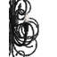Wood Bead Wall Sconce-1364494551
