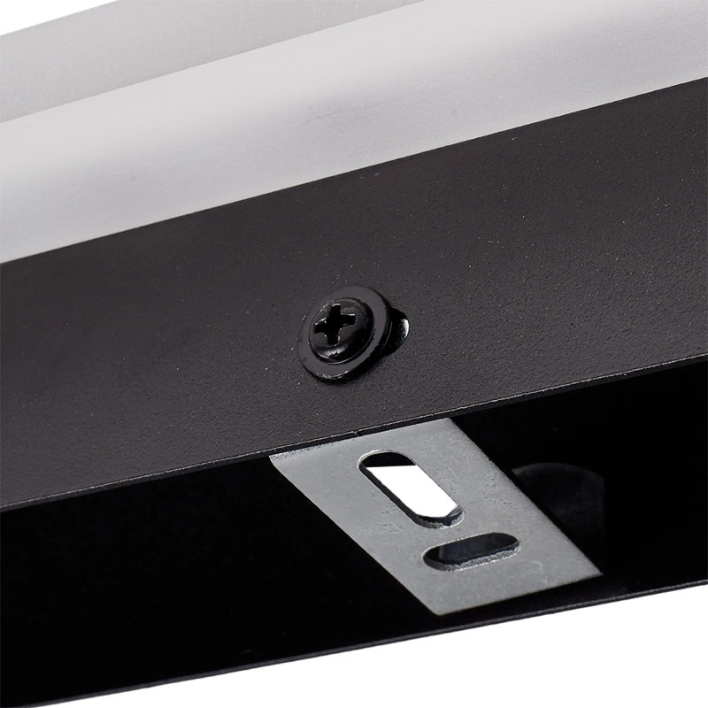 Matte Black Integrated LED Outdoor Bulkhead Light