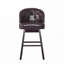 Tabouret de bar en similicuir pivotant de 30,25 po Farmington-120536293-129460734