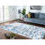 Tapis tissé bleu marine Nautical-1505013804