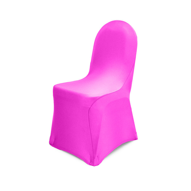 Housse pour chaise de salle à manger, Rose néon