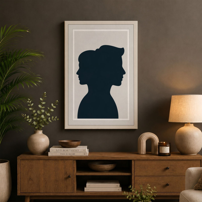 Print, 30x20 - 76.2 x 50.8 cm, Teal Border