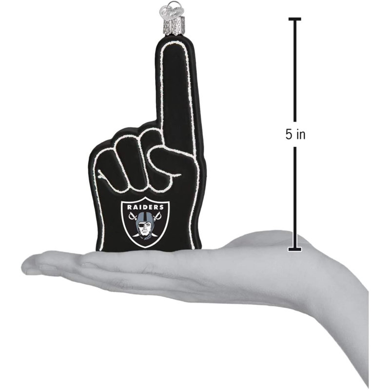 Ornement suspendu en mousse NFL, Oakland Raiders