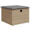  Ensemble de canapé de jardin en rotin beige