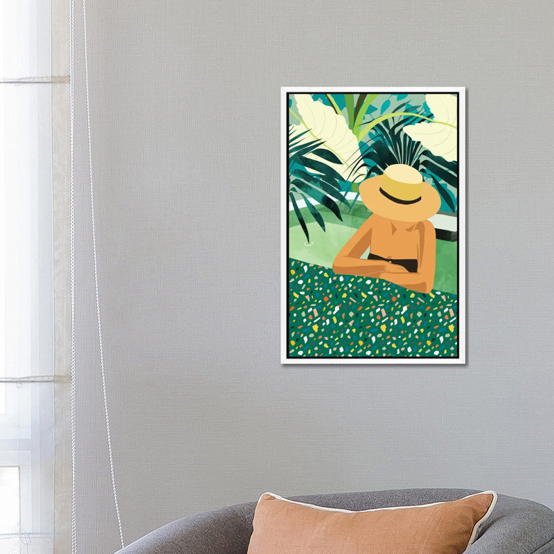 Chill 1 Piece Wall Art on Canvas, 66.04 cm H x 45.72 cm W, White Framed