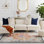 Tapis oriental bleu / orange Hillsby