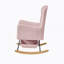 Fauteuil berçant rose