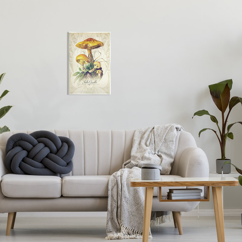 Stupell Industries, art scientifique allemand sur plaque de champignon par Steve Hunziker-au-758