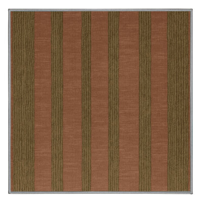 Tapis botanique brun lavable à la machine