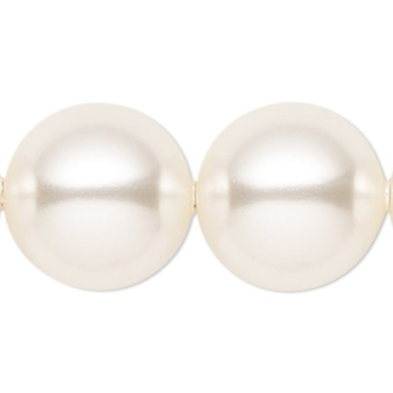 Priscilla 6 - Light Chandelier, Heirloom Gold/White Pearl